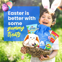 Load image into Gallery viewer, Blue Prefilled Easter Basket for Boys