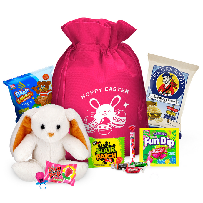 Pink Prefilled Easter Basket for Girls