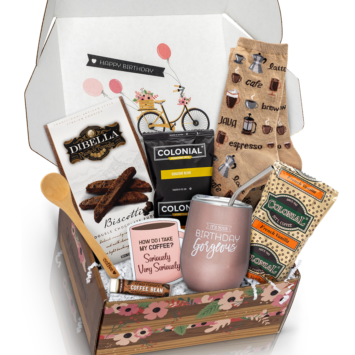 Coffee Lovers Gift Set / Christmas Birthday Valentine Gift Box for Her Him  / Mug Coffee Maker Chocolate Personalised Card / Luxury Hamper 